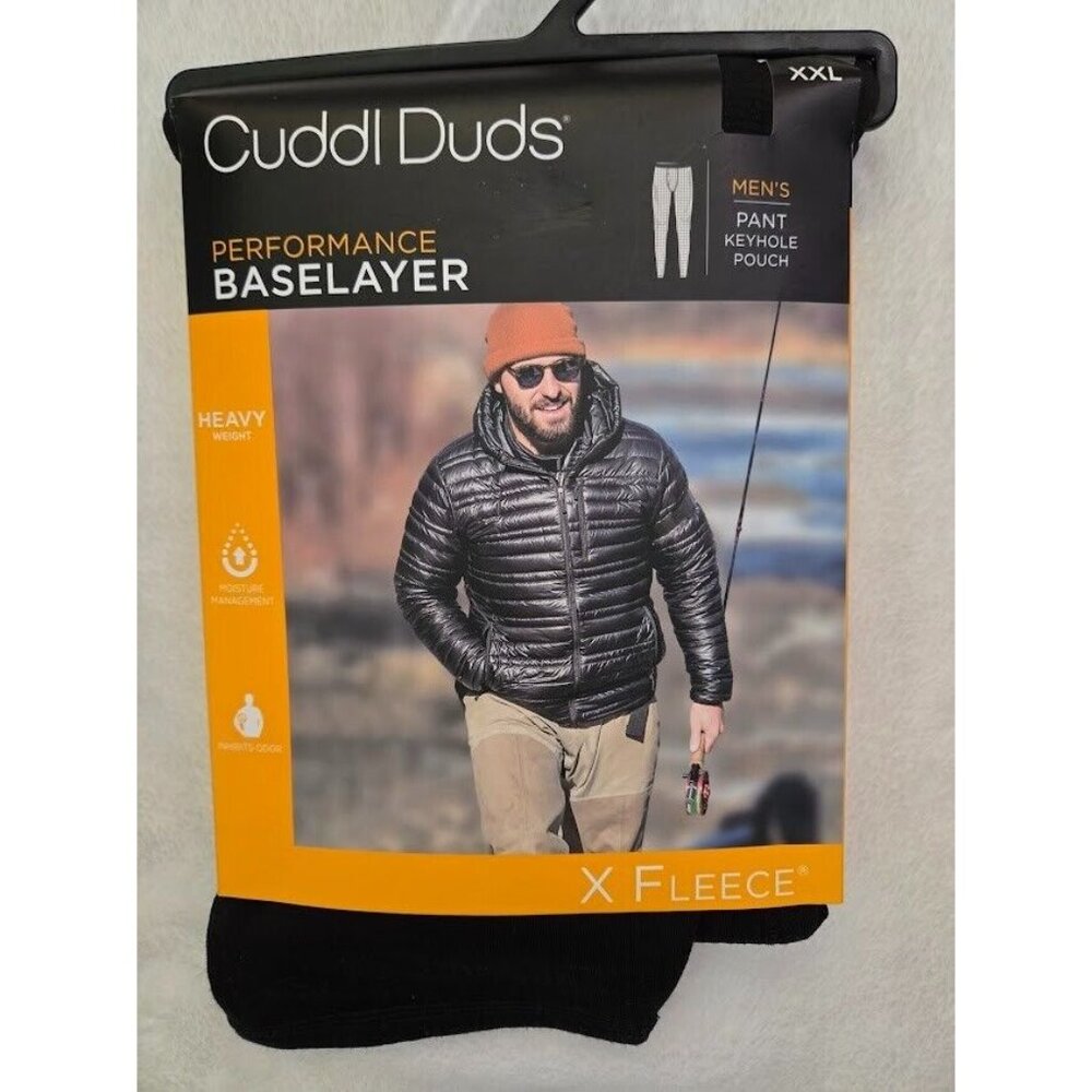 Mens Cuddl Duds Heavyweight X Fleece Performance Base Layer Thermal Pants XXL